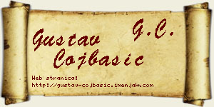 Gustav Ćojbašić vizit kartica